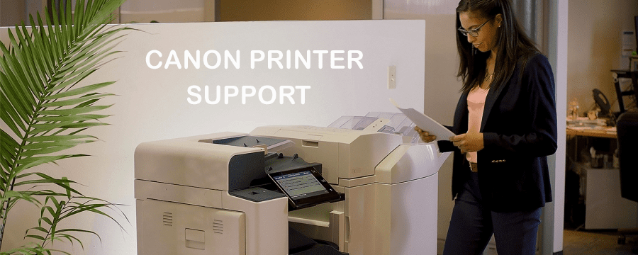 Can we get information and a brochure of the latest Canon printers from Canon support?