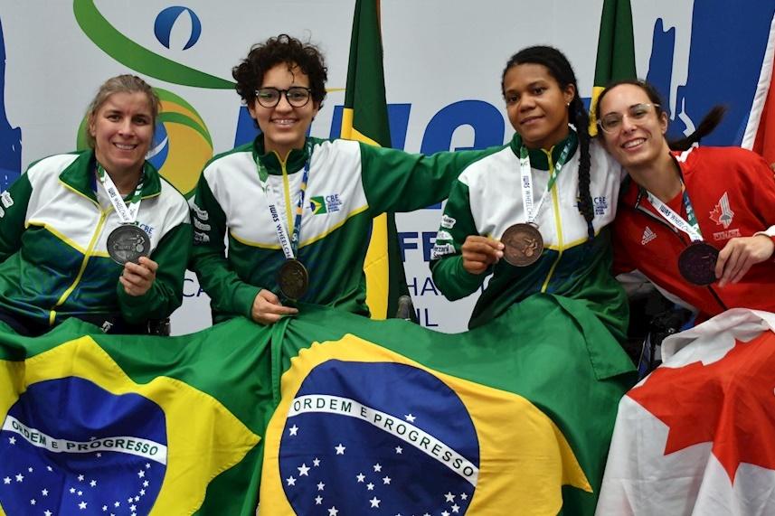 Brasileiras dominam último dia do Campeonato Regional das Américas de Esgrima em Cadeiras de Rodas - GBRJ ONLINE