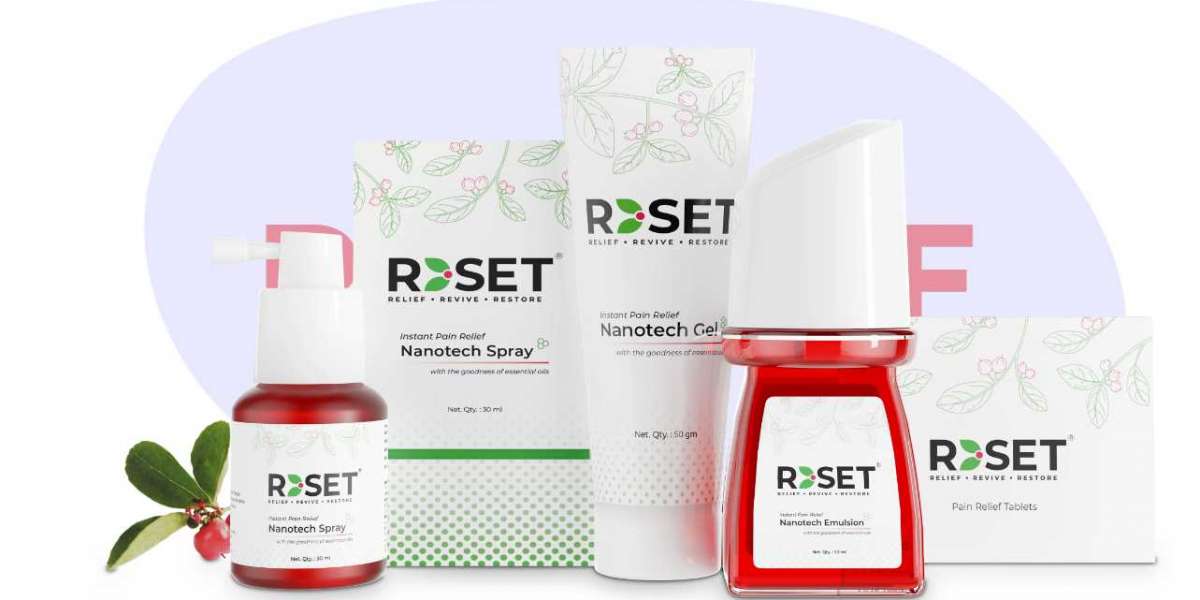 Instant and Natural Pain Relief Gel from RESET