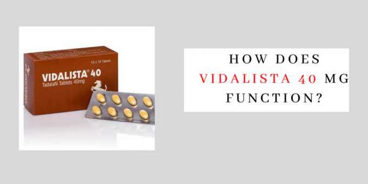 How does Vidalista 40 mg function?