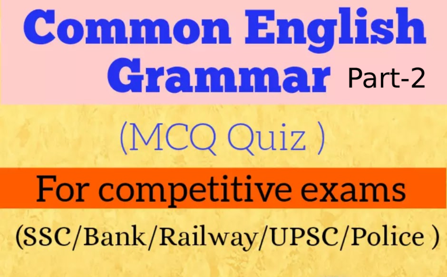 English Quiz With Answers |Totally free of cost English quiz