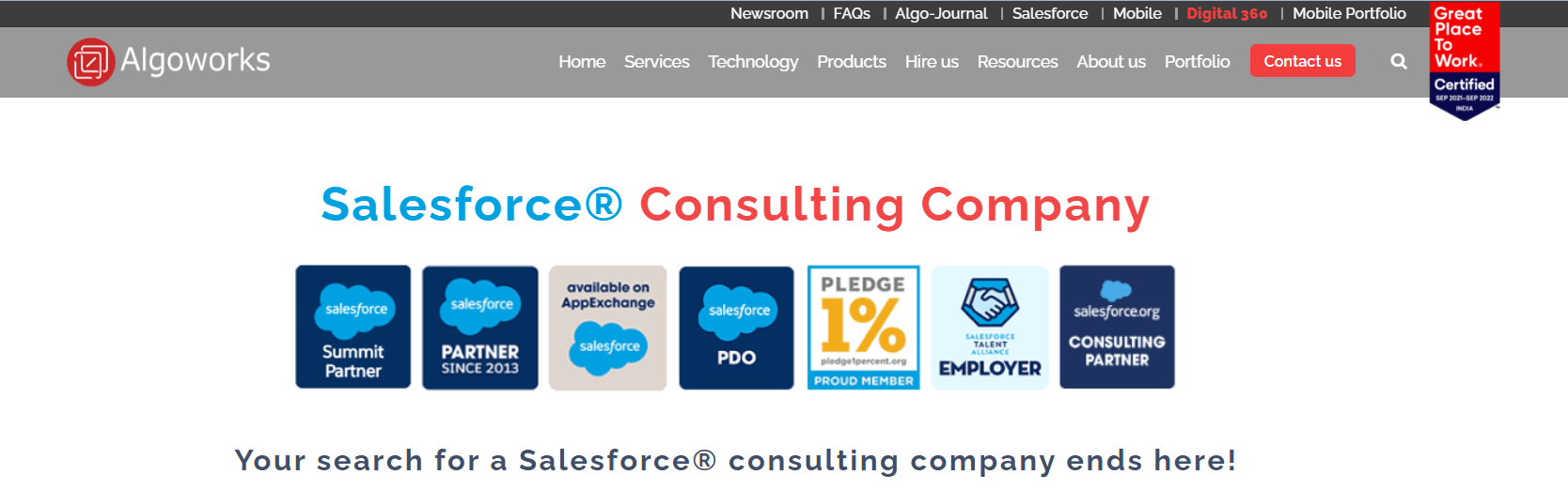 Salesforce Consulting Company in USA - Best Consulting Services