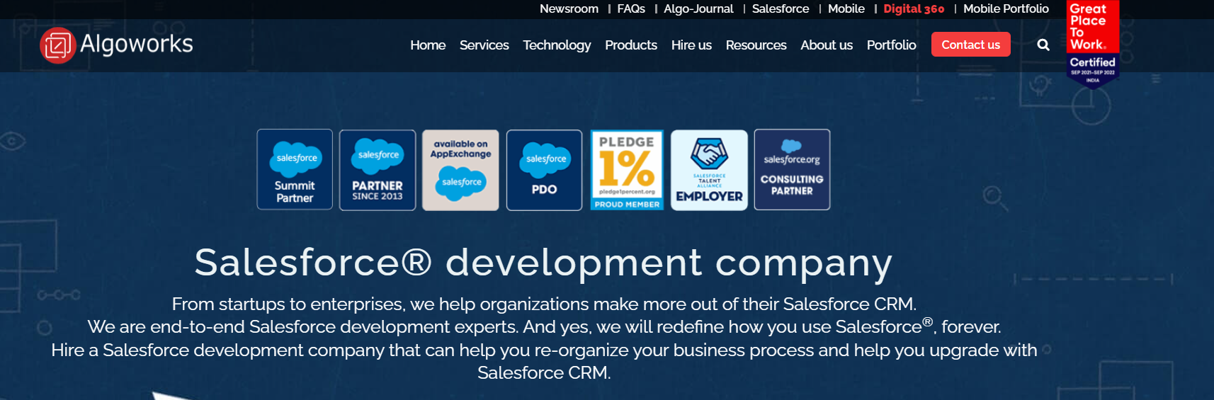 Salesforce Development Services Company in California, USA
