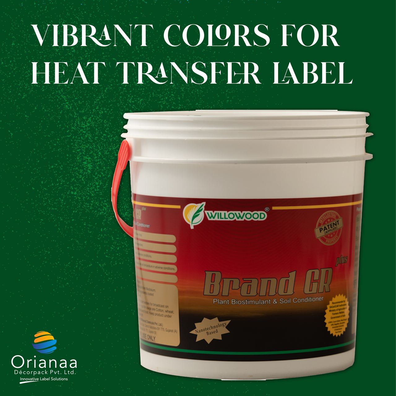 Vibrant Colours for Heat Transfer Label Solution- Orianaa Decorpack