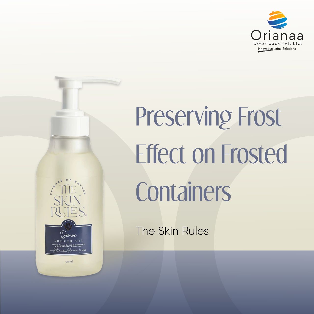 Keep Your Frosted Containers Frosty with our Sticker Labels - Preserving Frost Effect Guaranteed!
