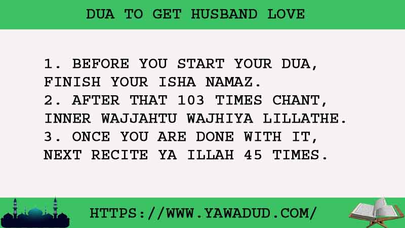 3 Amazing Dua To Get Husband Love - Ya Wadud - Islamic Solution
