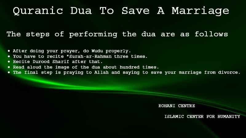 Dua To Save A Marriage