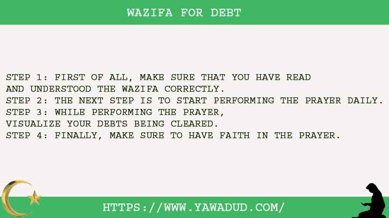 Wazifa For Debt