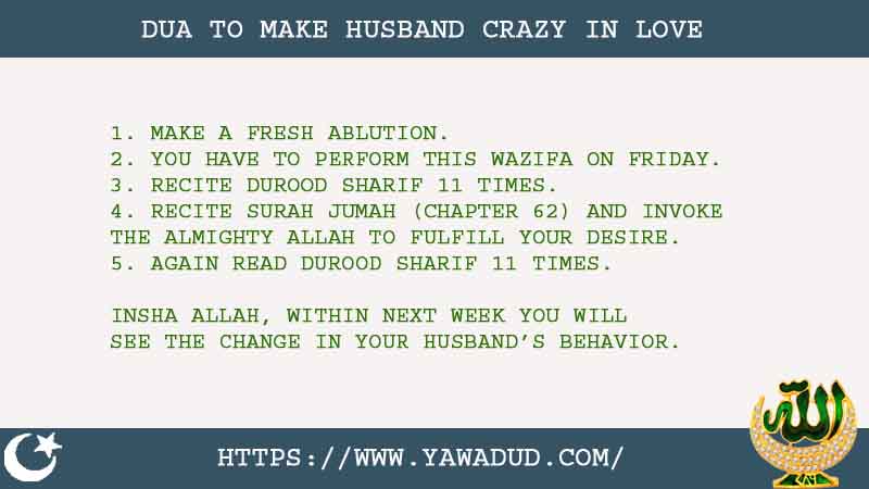 Dua To Make Husband Crazy In Love