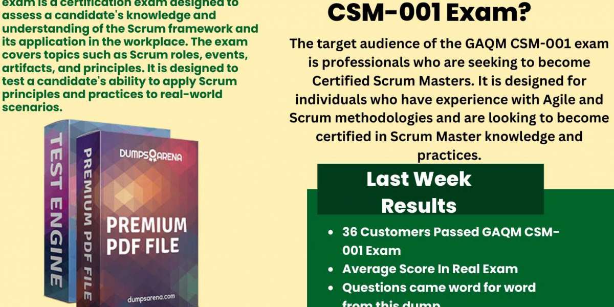 "Do CSM-001 Exam Dumps Ensure Success in First Attempt?"