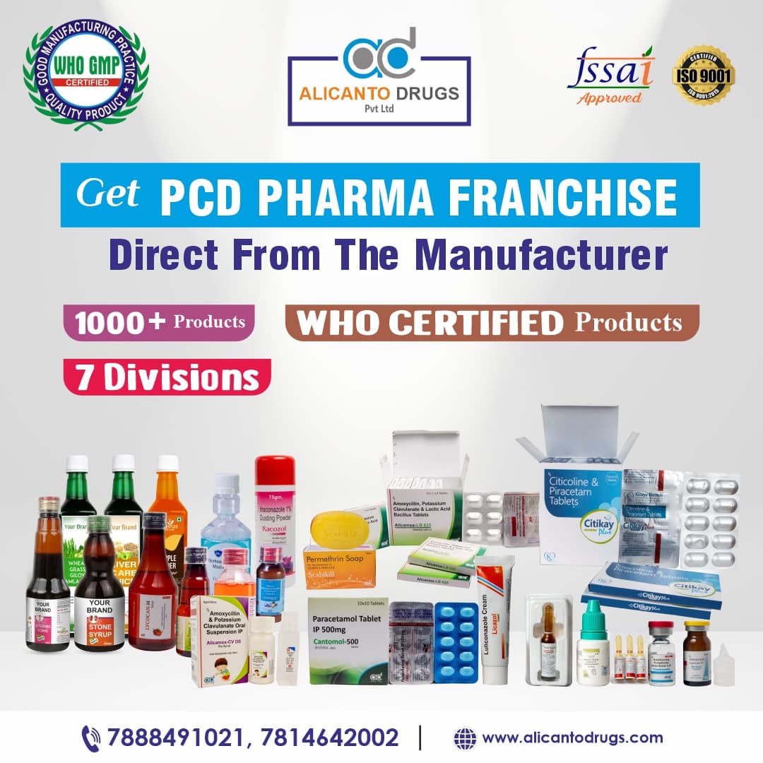PCD Pharma Franchise Company In India - Alicanto Drugs