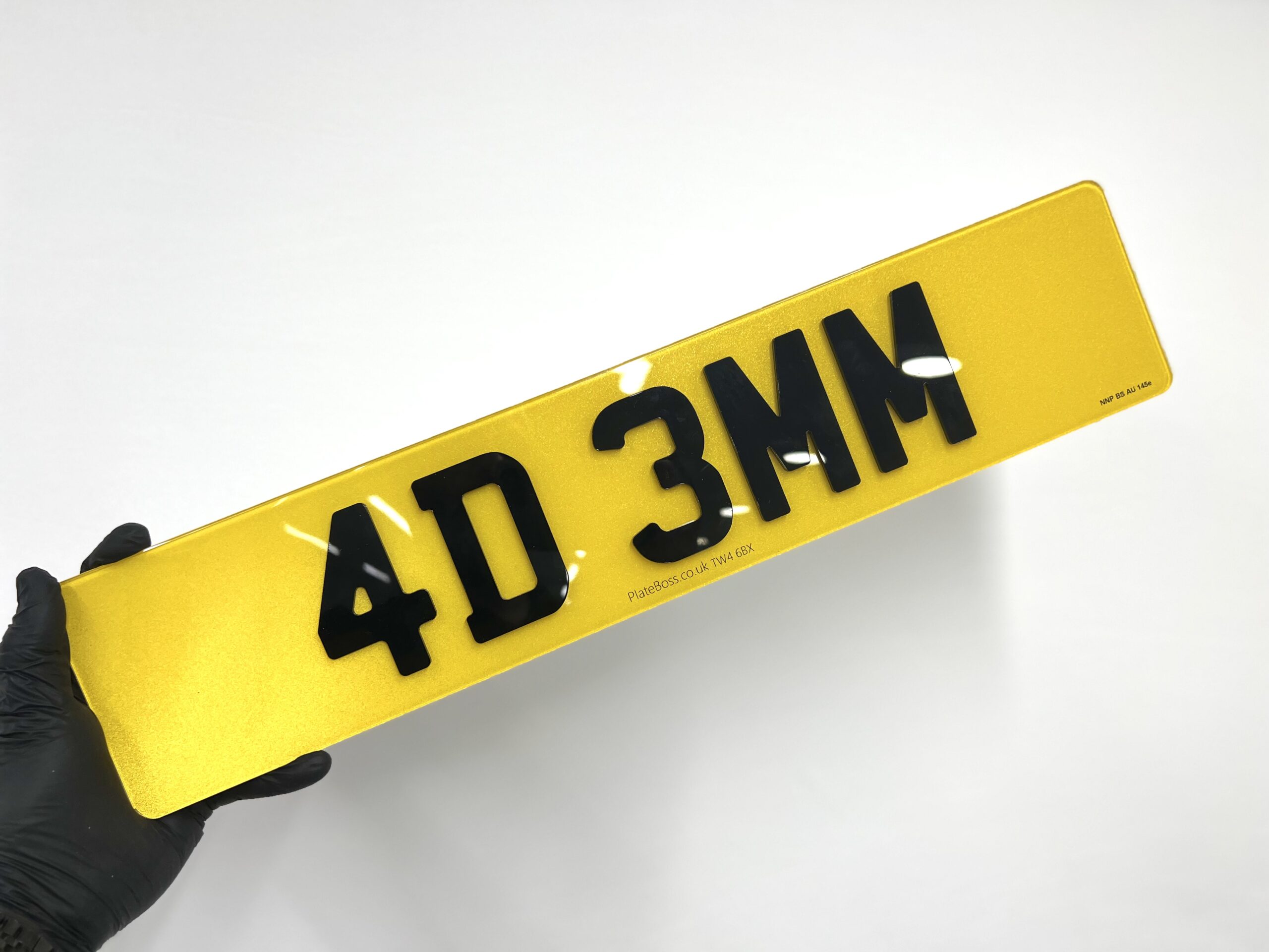 Buy 4D 3mm Acrylic Number Plates | PlateBoss.co.uk
