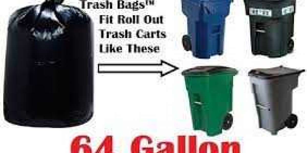 Heavy-Duty 64 Gallon Trash Bags - Dependable Waste Solution