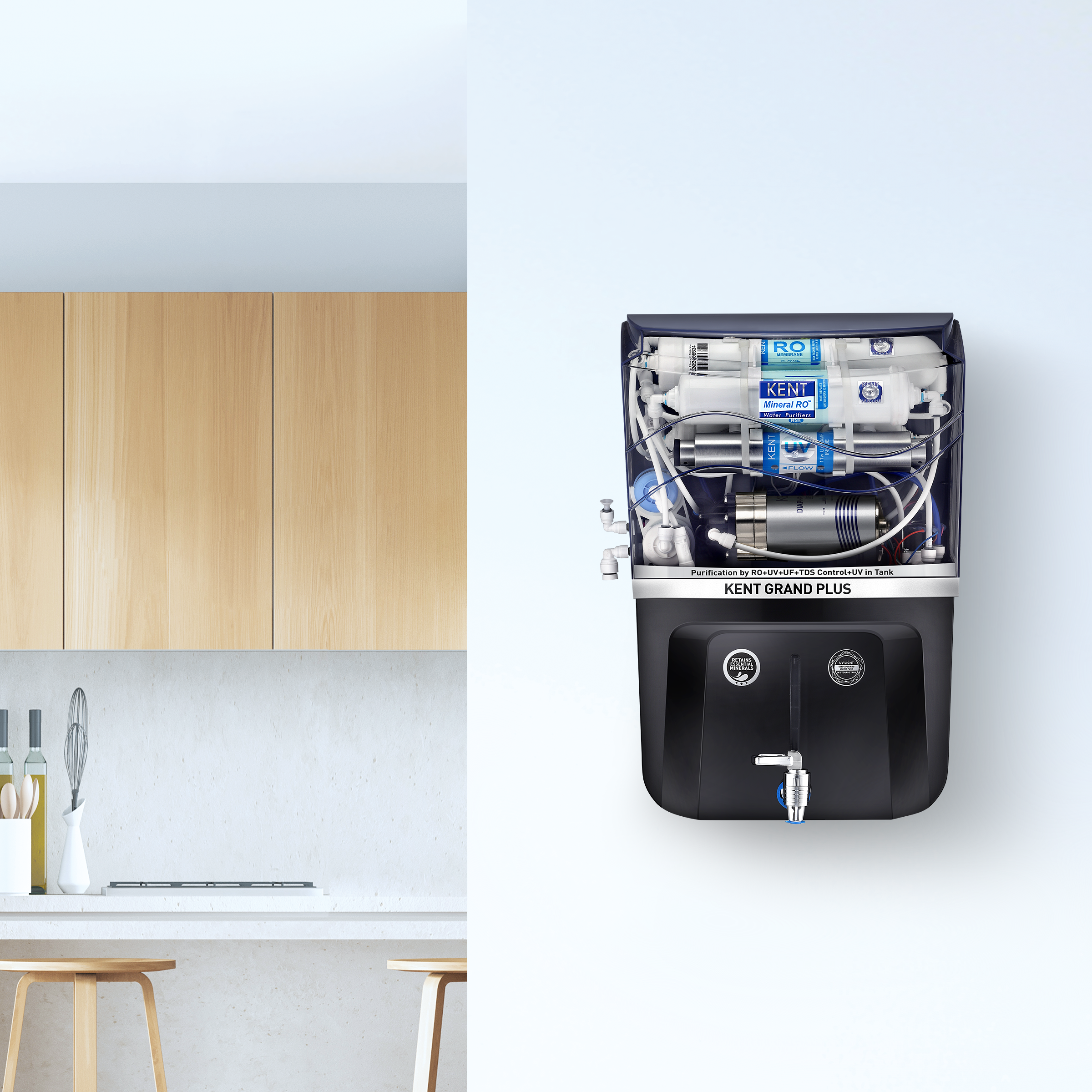 KENT Grand Plus-B Price, Reviews: Water Purifier with RO+UV+UF+TDS