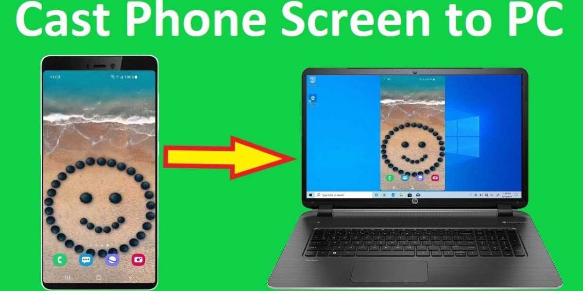 How to cast mobile screen on laptop