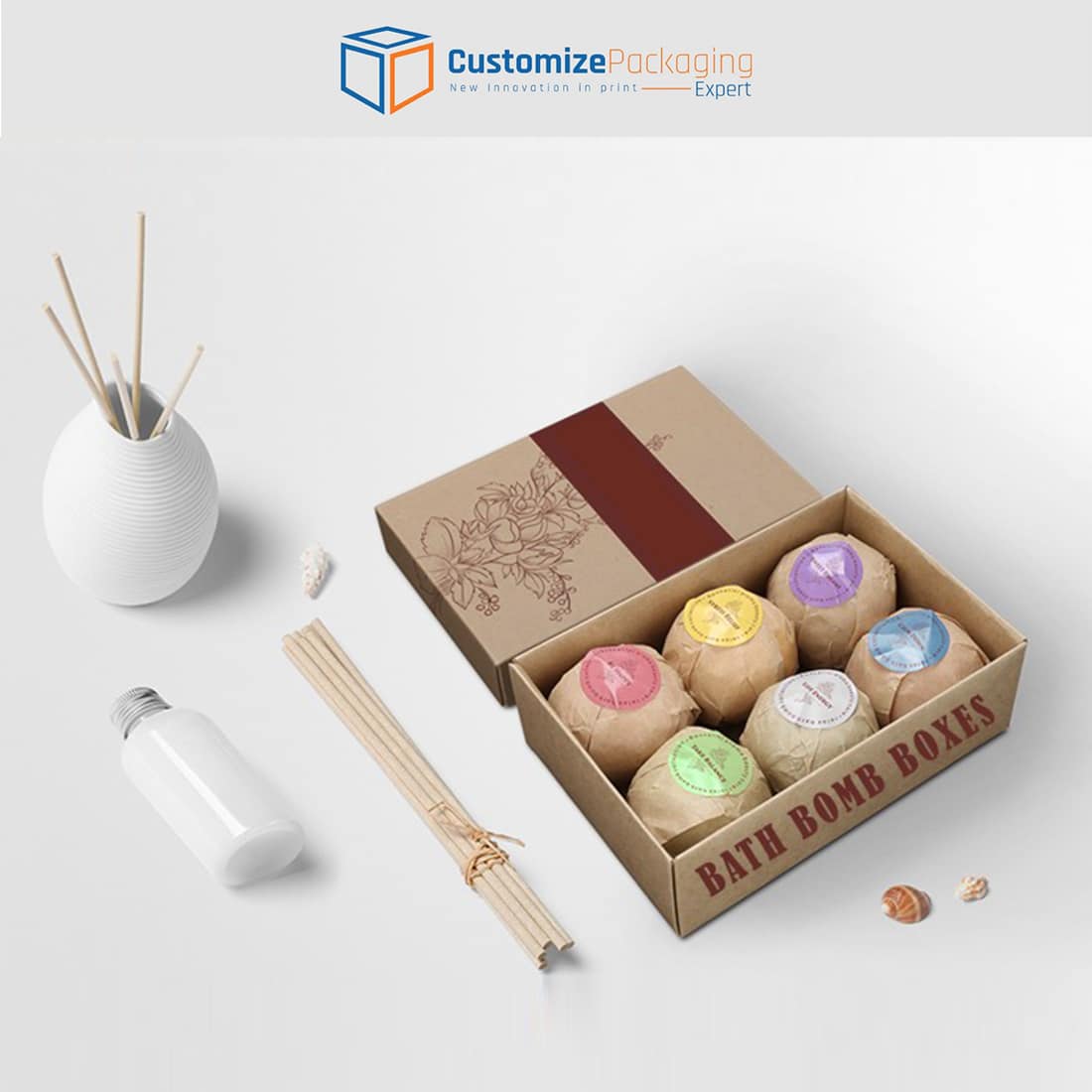 Eco Friendly Bath Bomb Packaging Wholesale | Bath Bomb Boxes