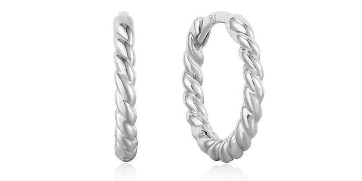 14k White Gold Huggie Hoops: A Sparkling Embrace of Luxury