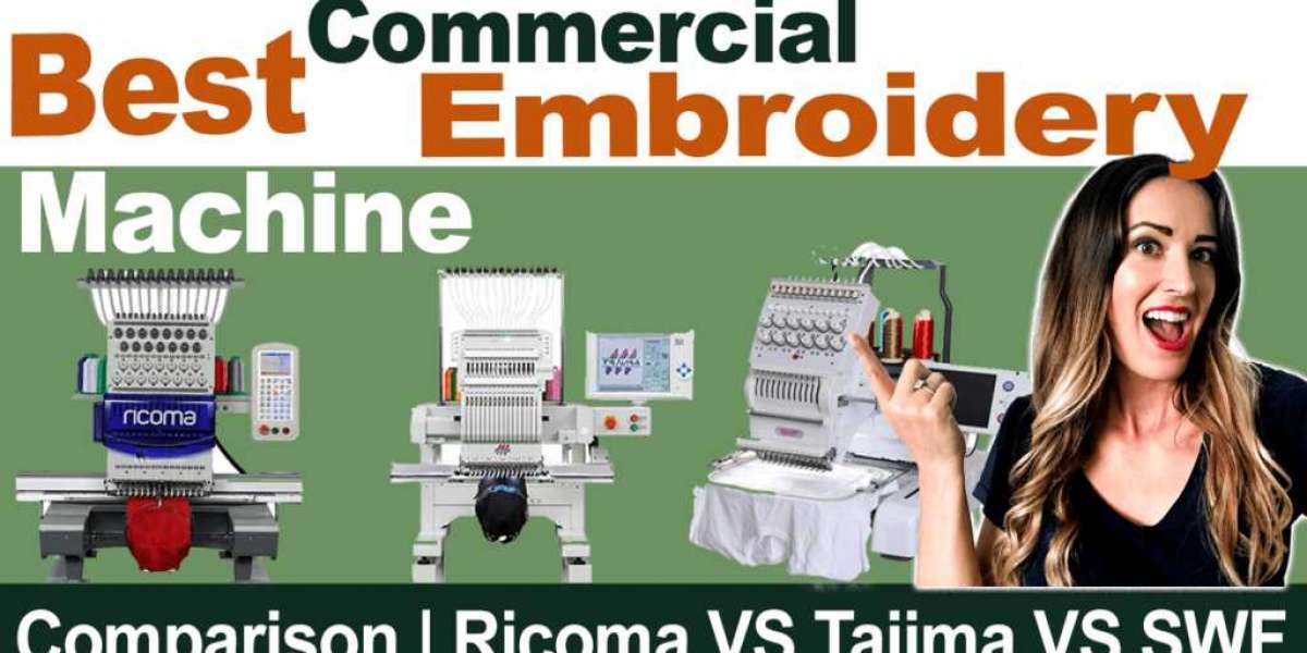 3 Best Commercial Embroidery Machines – Ricoma vs. Tajima vs. SWF
