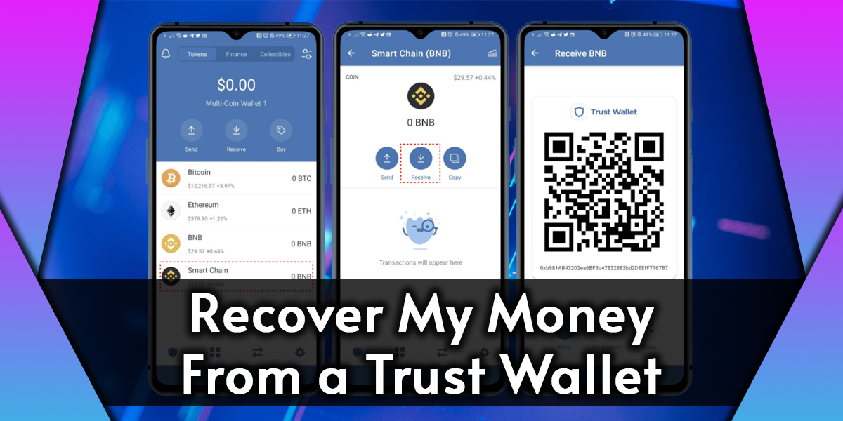 How Do I Recover My Money From Trust Wallet? @TrustWallet