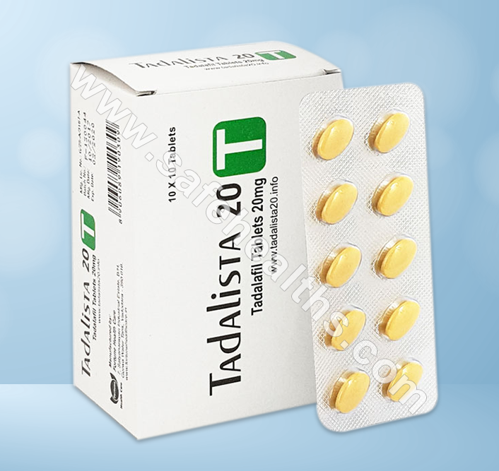 Tadalista 20 mg - SafeHealths.com