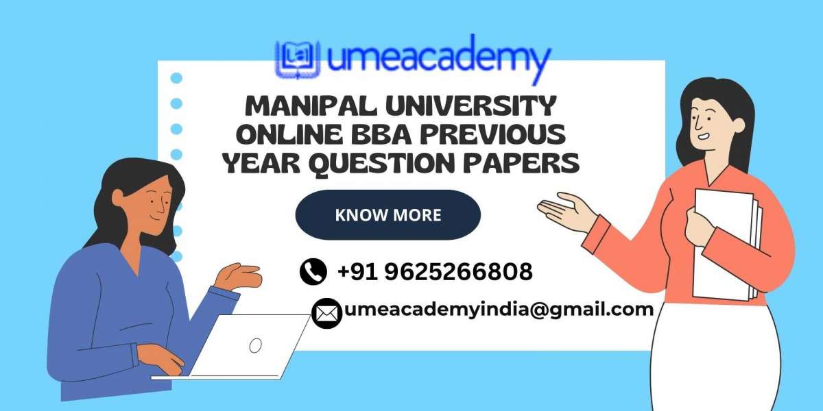 Manipal University Online BBA Previous Year Question Papers