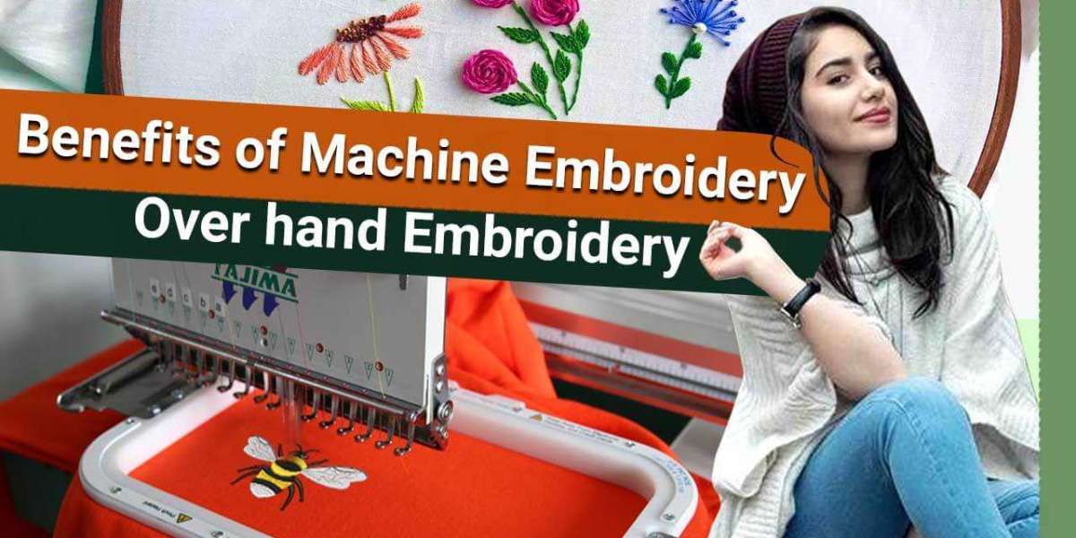 6 Benefits of Machine Embroidery over hand Embroidery