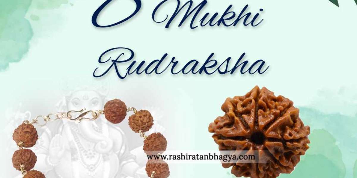Buy Certified 8 Mukhi Rudraksha Online in India