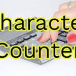 Character Counter Profile Picture