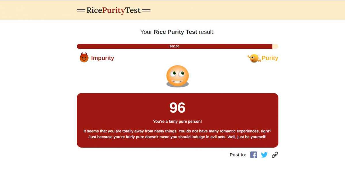 New Version Rice Purity Test in 2023