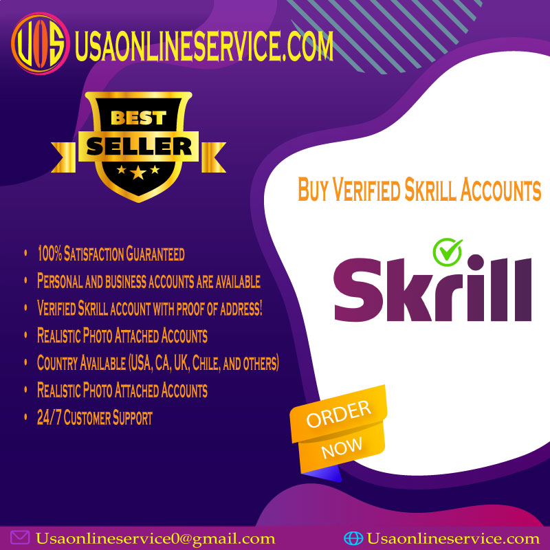 Buy Verified Skrill Accounts - Get Safe & Verified Account for Sale