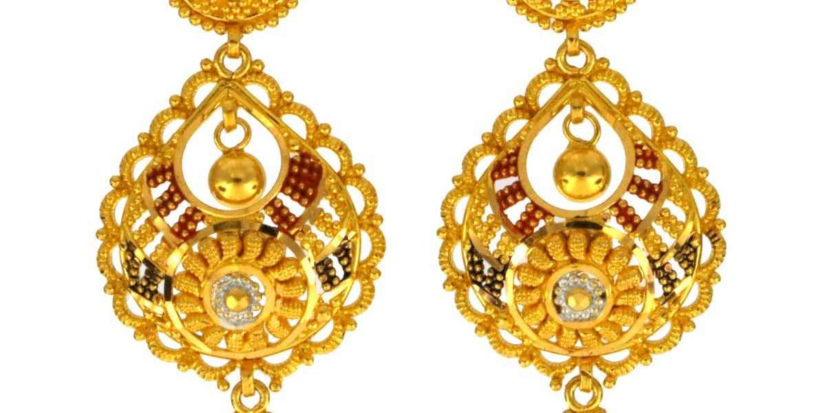 The Lustrous Elegance of 22ct Indian Gold Earrings