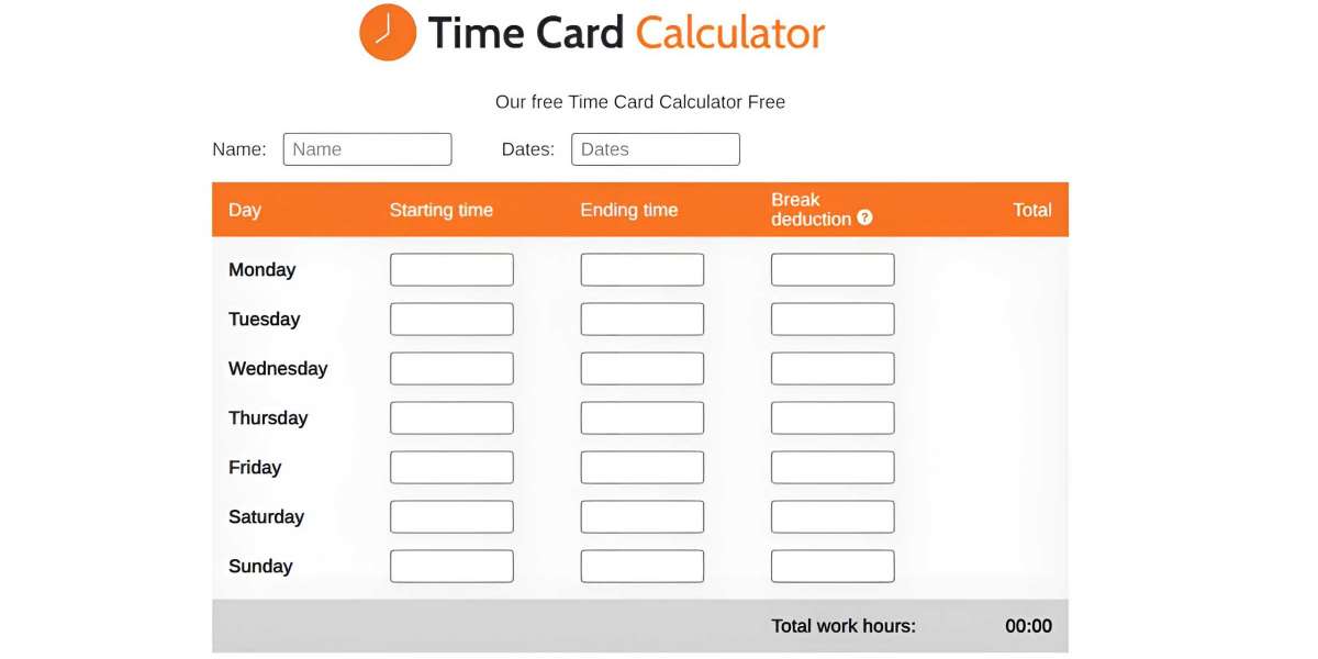 Simplify Your Work Hours with a Time Card Calculator