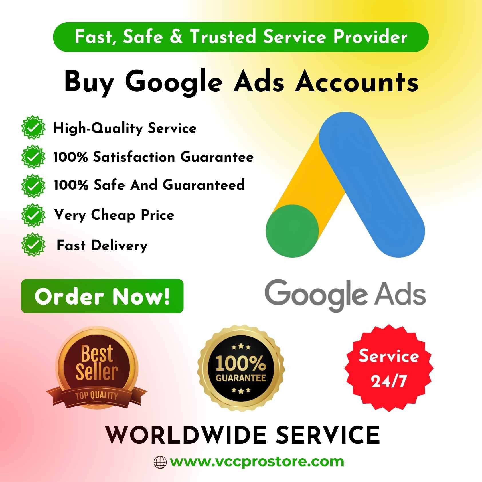 Buy Google Ads Accounts - 100% Best AdWords Accounts