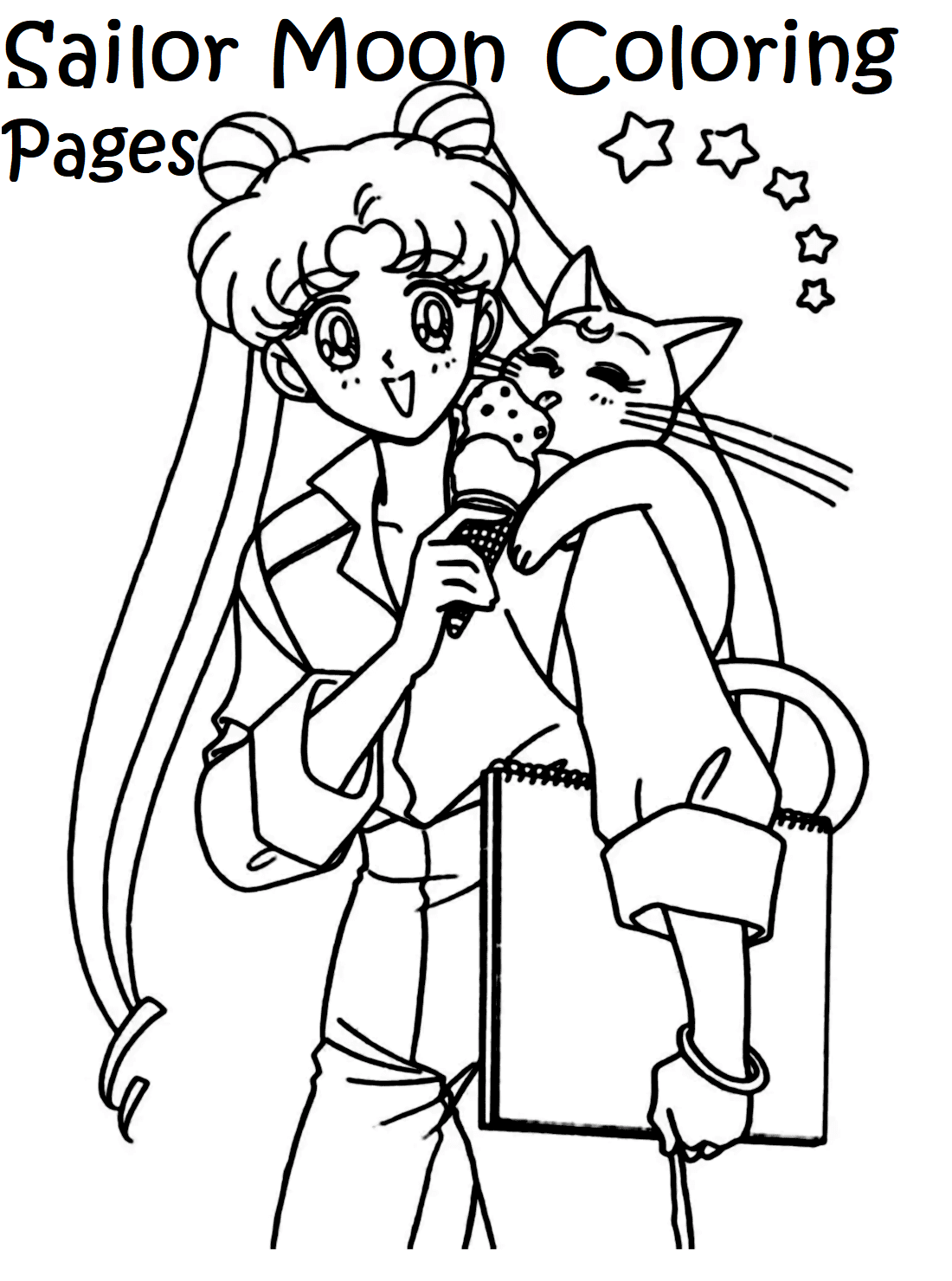 Sailor Moon Coloring Pages Online Free For Kids