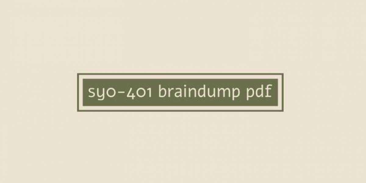 How SY0-401 Braindump PDF Sets You Up for Exam Triumph
