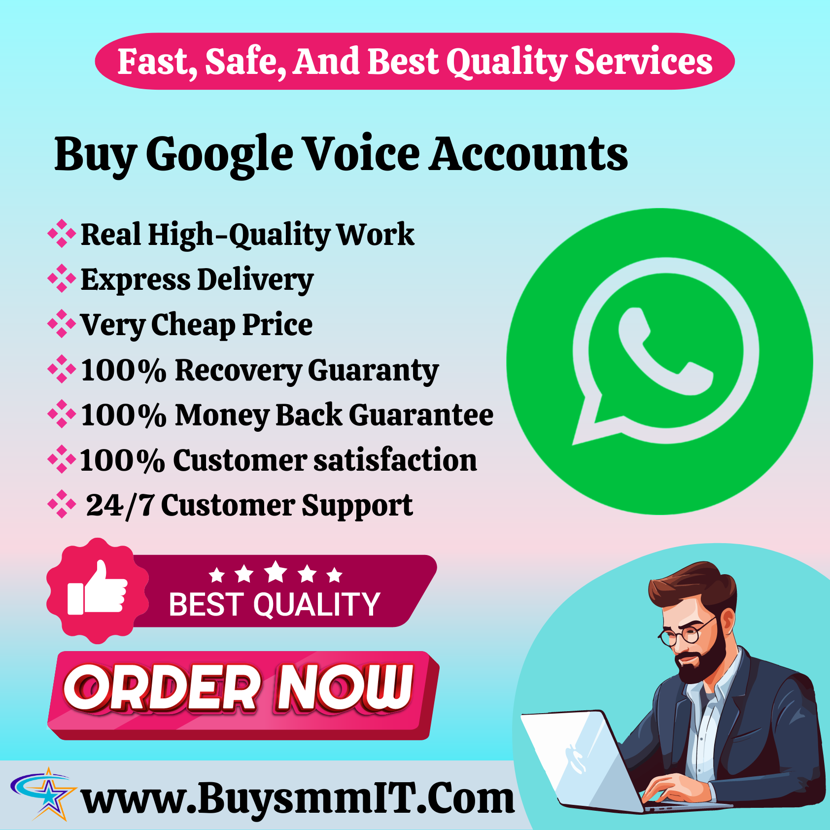 Buy Google Voice Accounts - 100% Satisfaction Guarantee