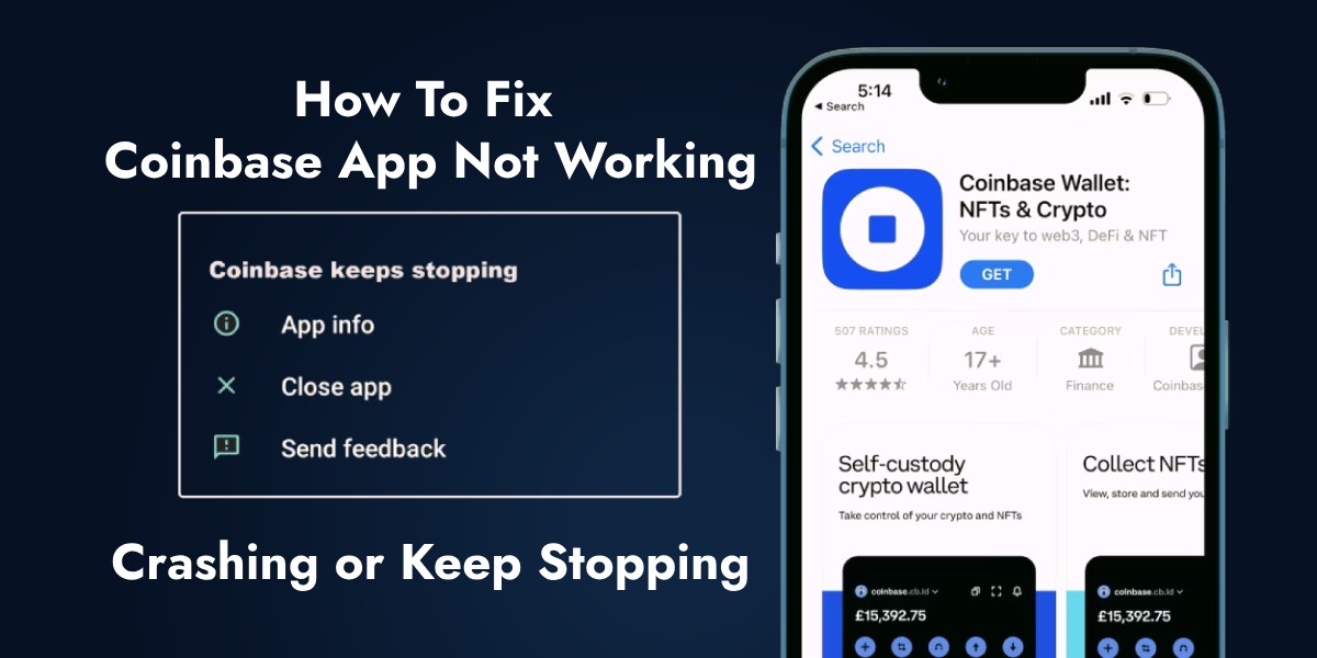 How to Fix Coinbase App Not Working, Crashing or Keep Stopping - Crypto Care Live
