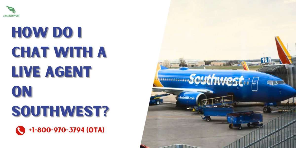 How do I chat with a live agent on Southwest?