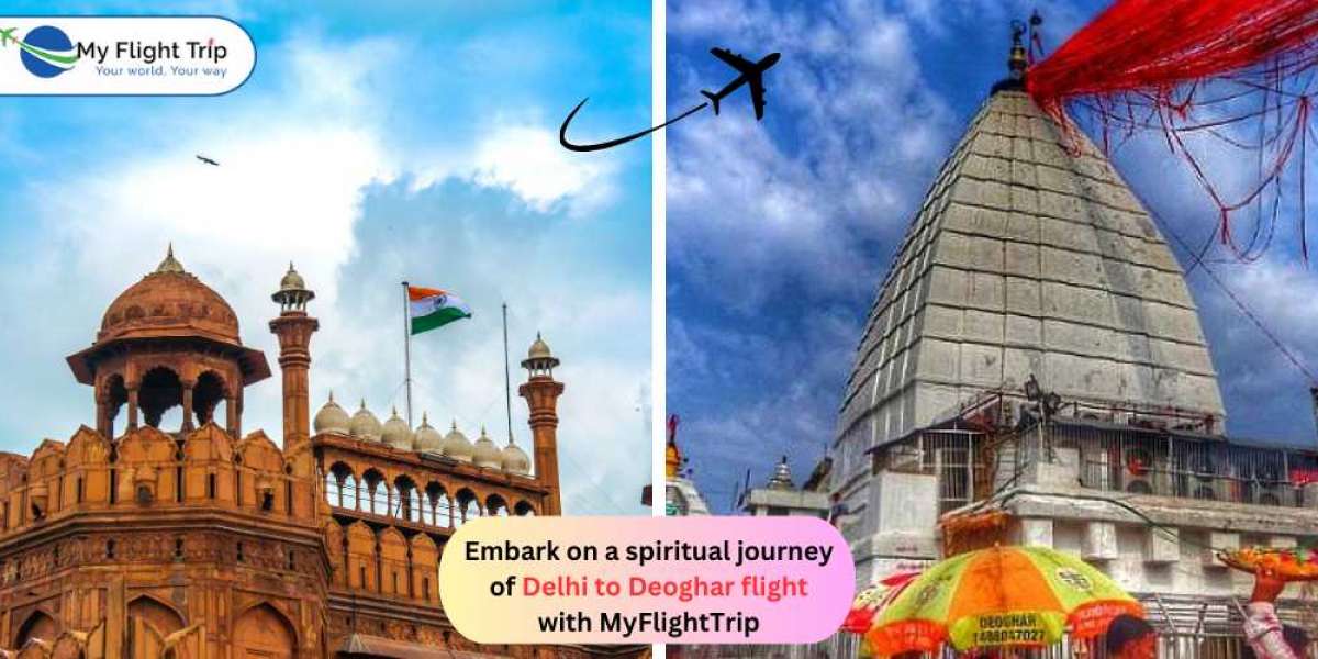 Embark on a spiritual journey of Delhi to Deoghar flight with MyFlightTrip