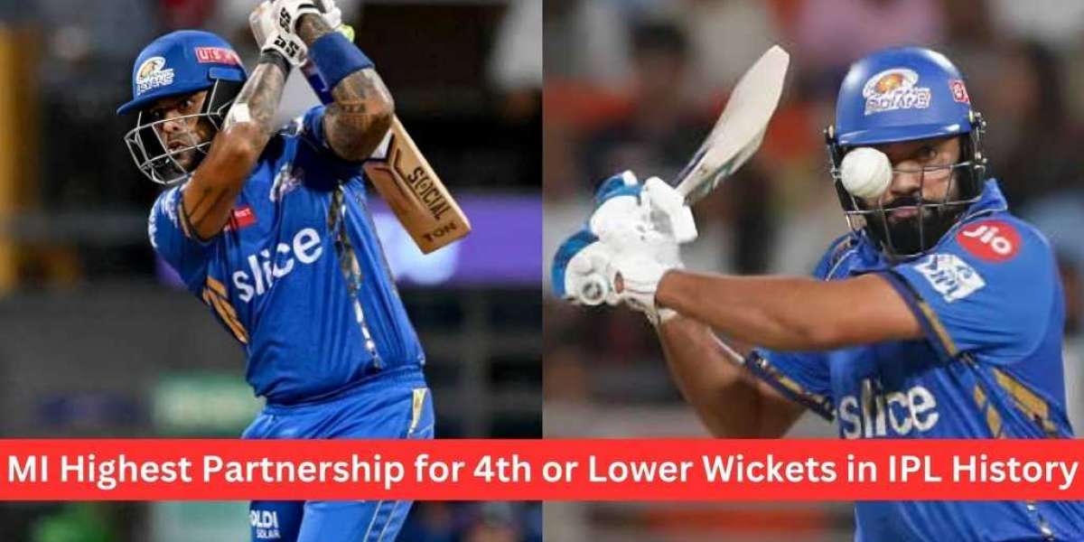 MI Highest Partnership for 4th or Lower Wickets in IPL History