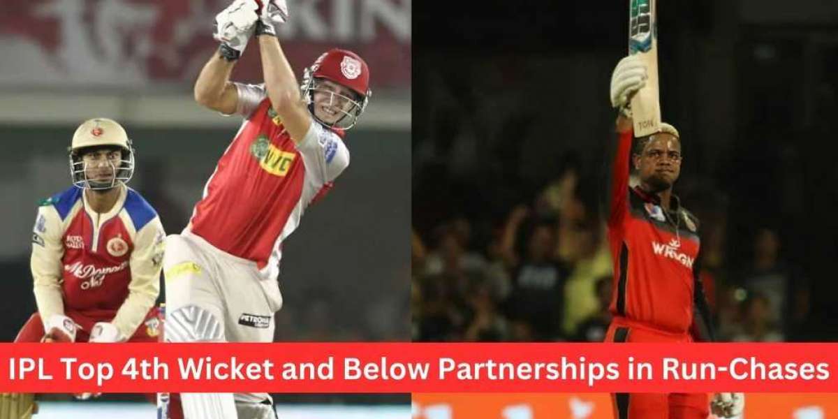 IPL Top 4th Wicket and Below Partnerships in Run-Chases