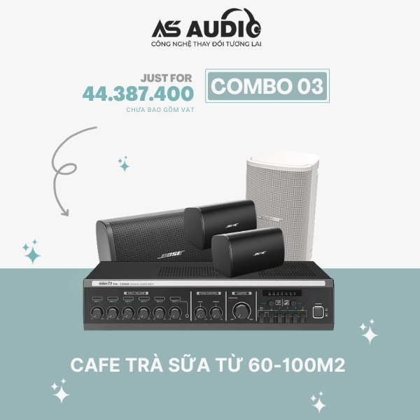 Loa quán Trà sữa, Cafe - Lắp đặt âm thanh cho quán trà sữa!