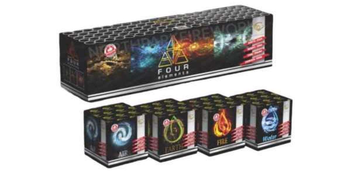 Master the Elements of Fire with Wicked Fireworks' Four Elements Barrage Box for Fireworks Displays