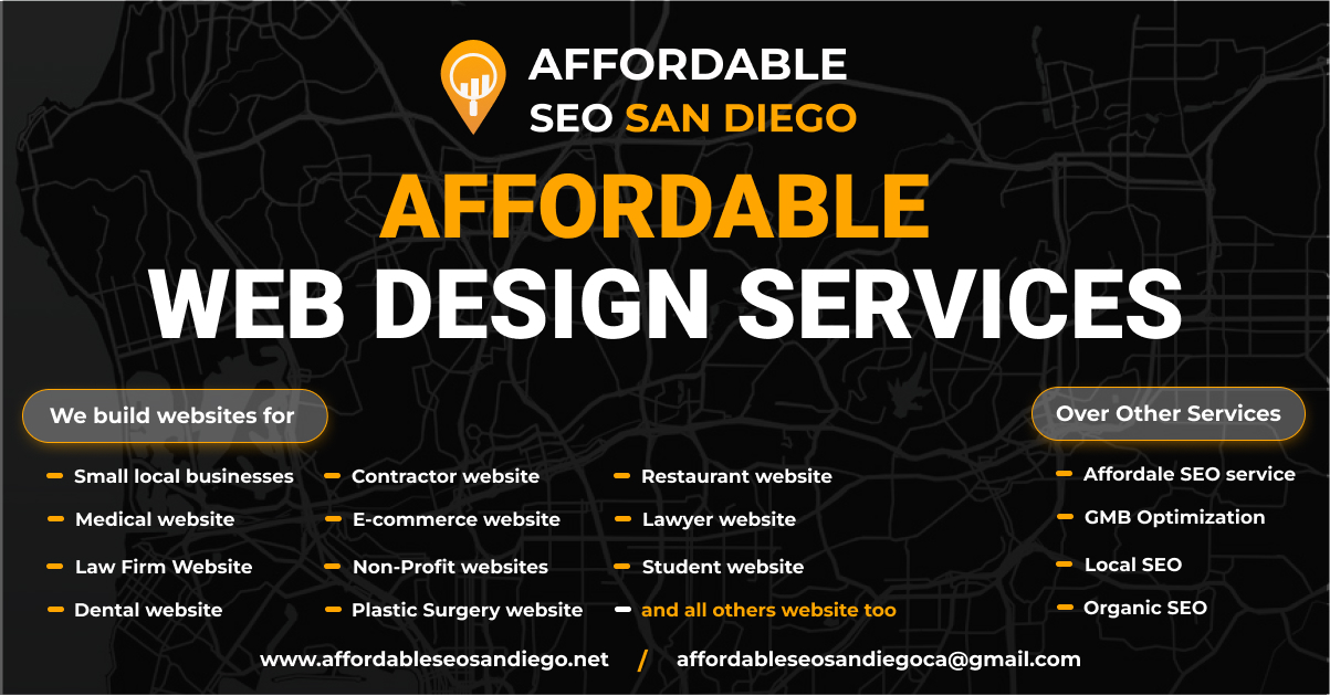 #1 Affordable Website Design Agency San Diego | 20% Discount