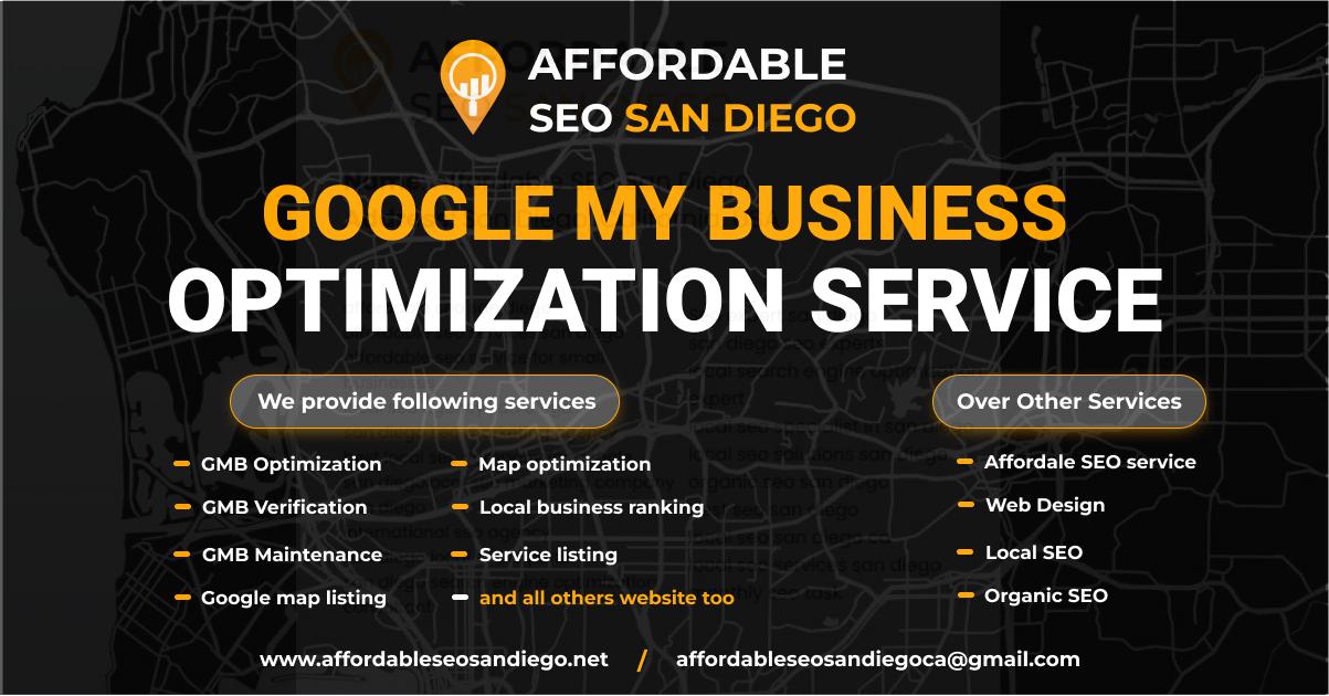 #1 Affordable Google My Business Optimization Service